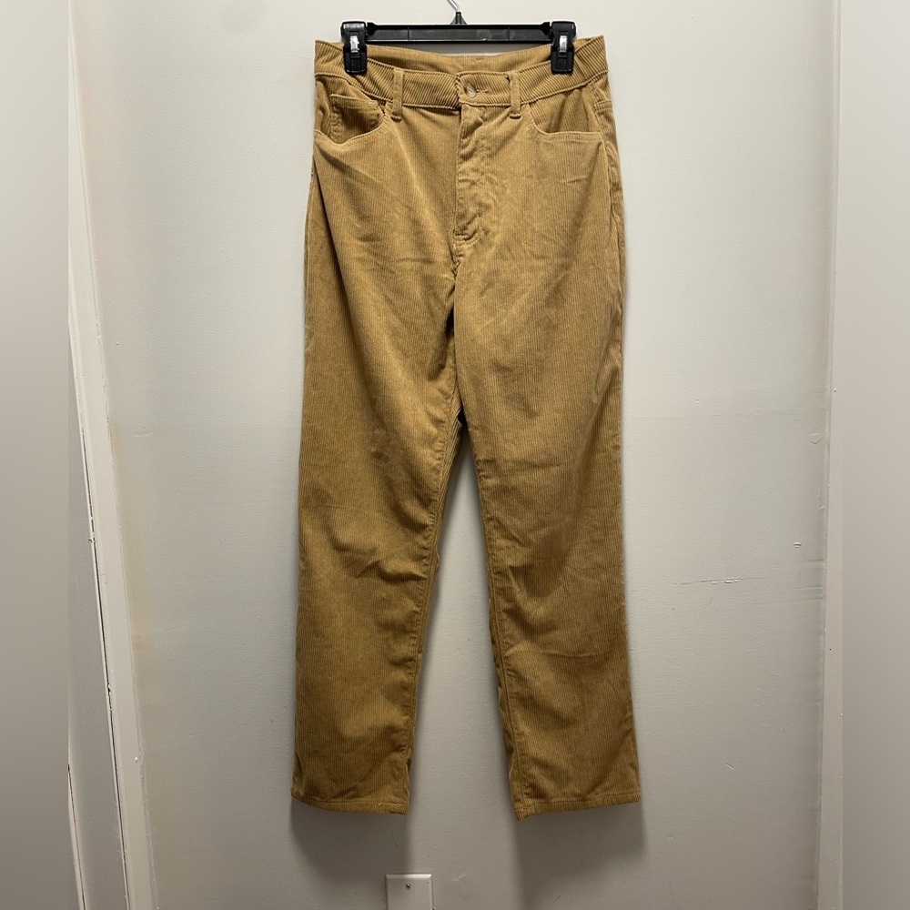 Brown corduroy slacks
